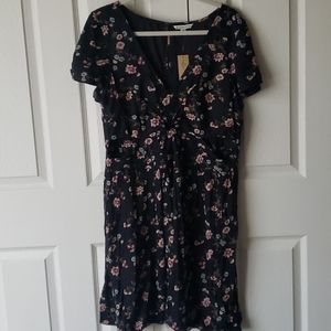 AE Floral Cut-out Dress